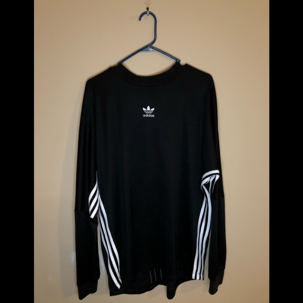 LONG SLEEVE ADIDAS BLACK/WHITE
